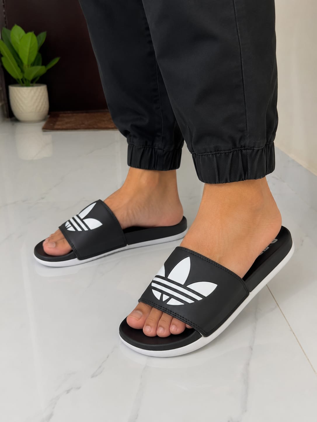 Adidas Trefoil Comfort Slides