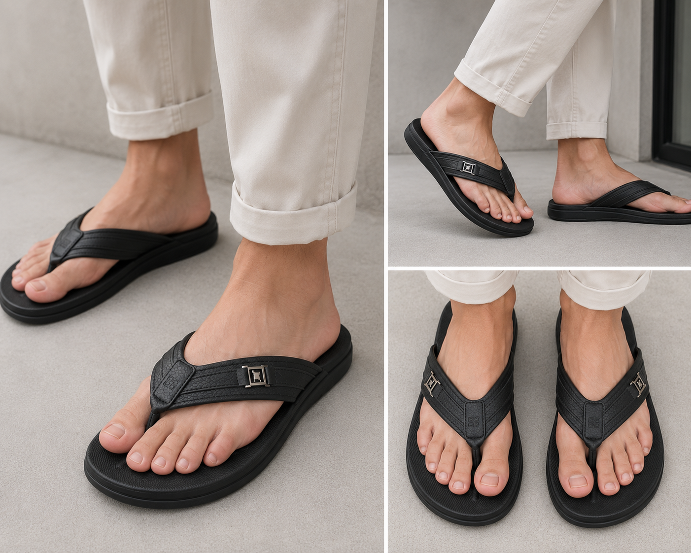 AquaGlide Comfort Flip-Flops