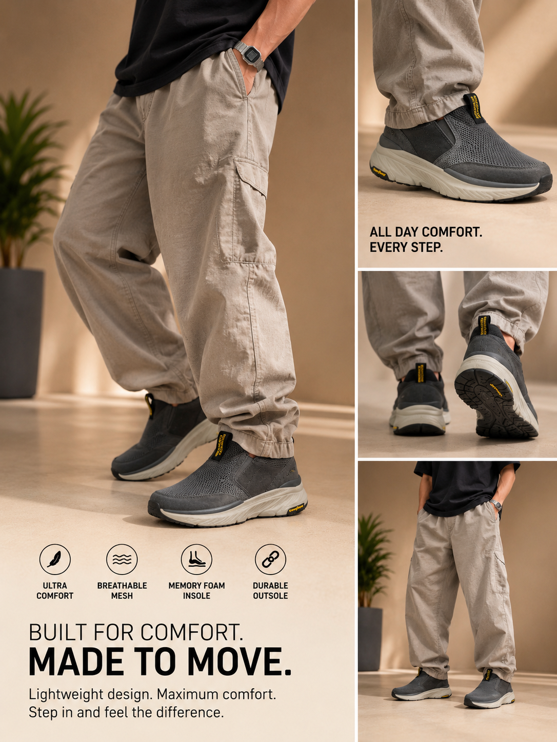 Skechers Go Walk Slip-On Shoes