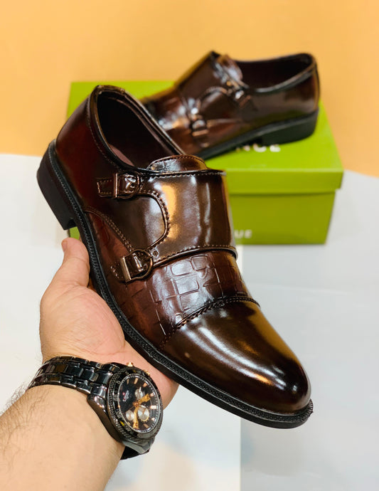 Formal Double Monk Strap Shoes