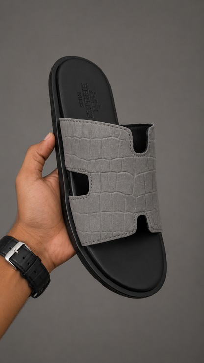 Hermes Sleek Sapphire Slides